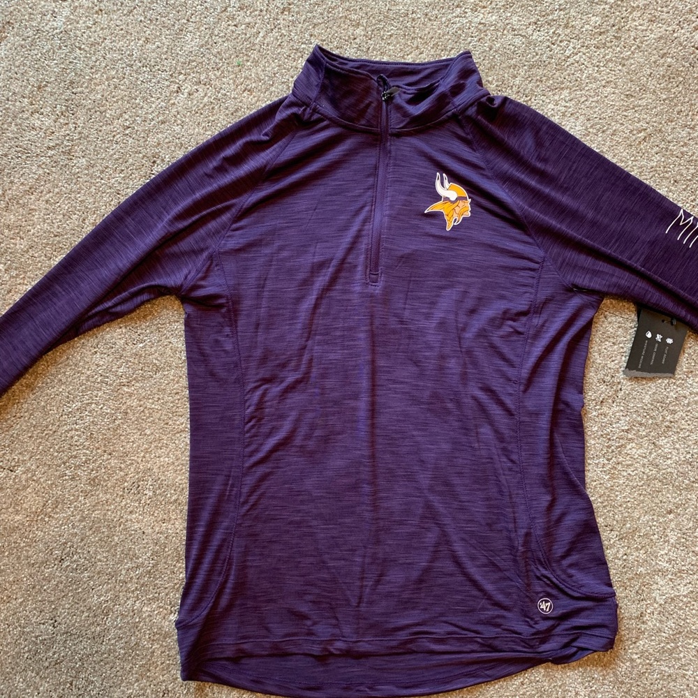 Minnesota Vikings Ladies Quarter Zip